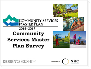  Community Services Master Plan Survey Results Presentation 2-21-2018