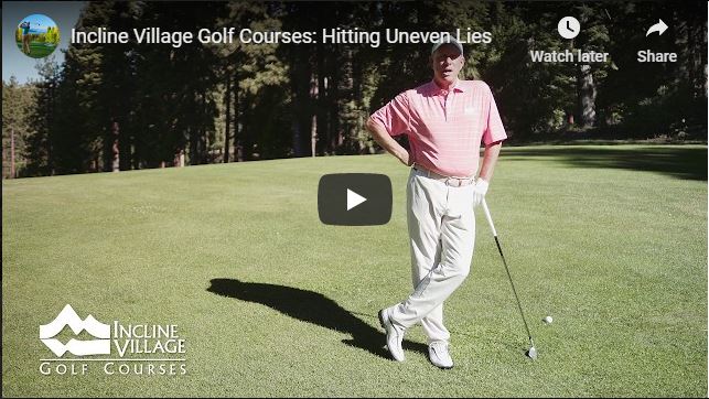 golf video uneven lies