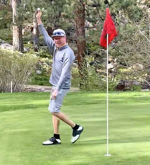 Mike Flaherty hole in one