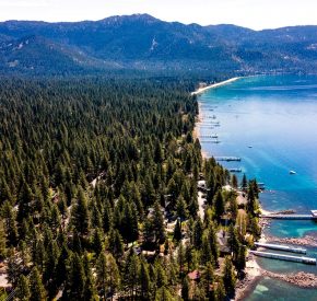 incline and tahoe from drone