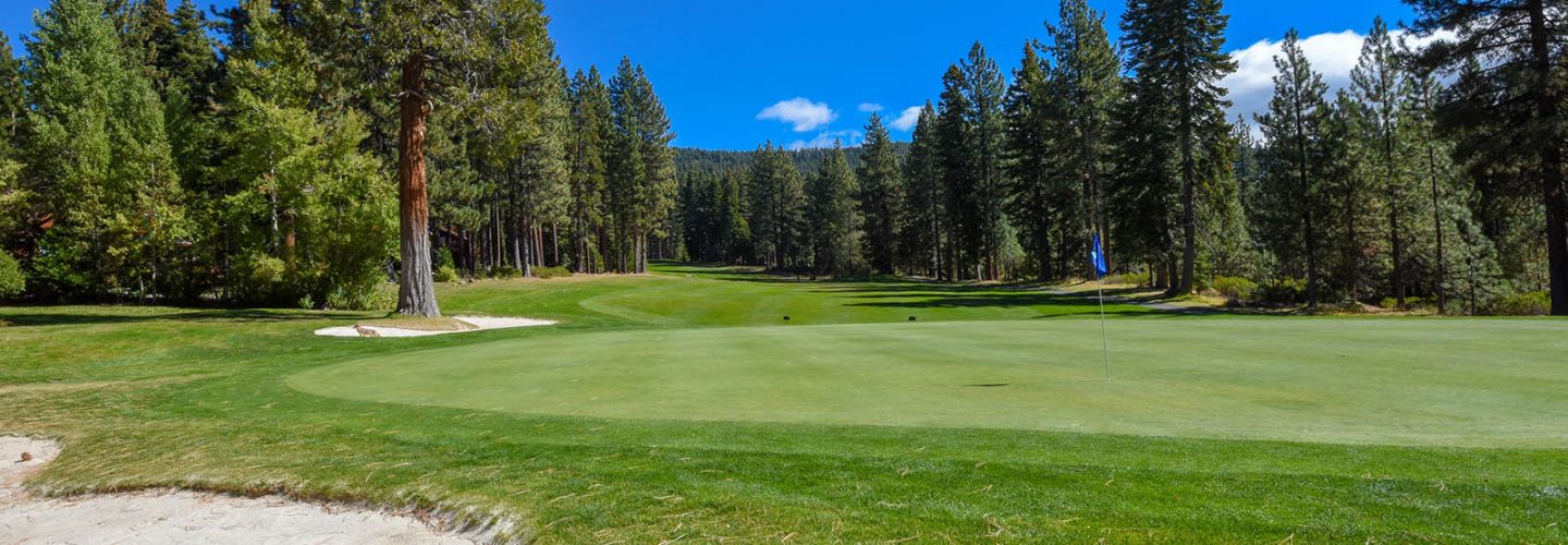 Incline Village Championship Golf Course bunker and green