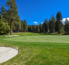 Incline Village Championship Golf Course bunker and green