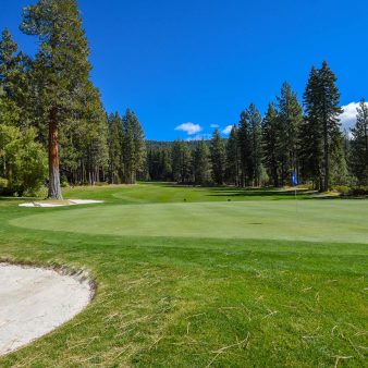 Incline Village Championship Golf Course bunker and green