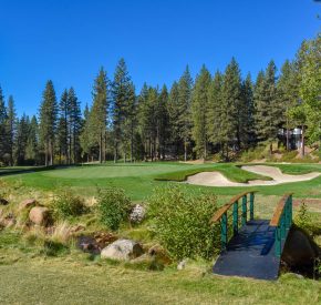 Incline Village Golf Courses Championship hole 12 bridge