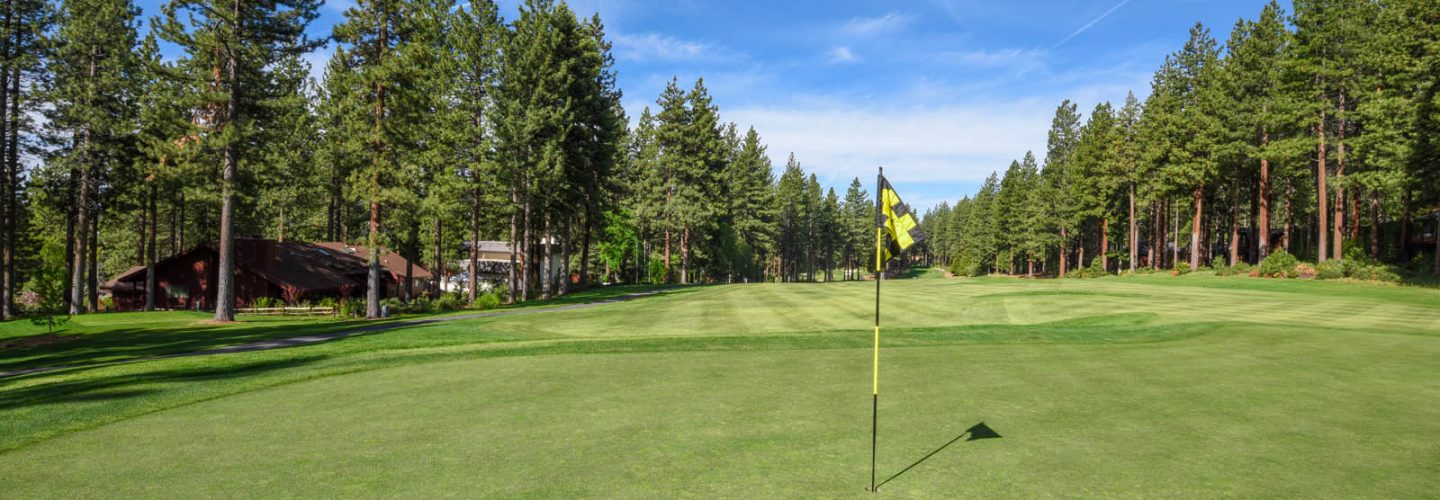 Incline Village Golf Courses Championship hole5 flag