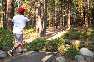 disc golf tee off