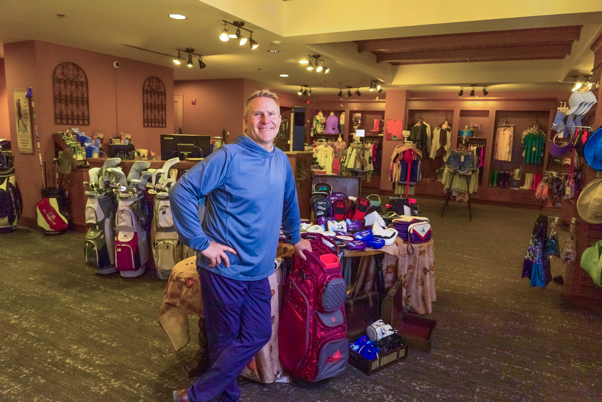 greg merritt in golf shop