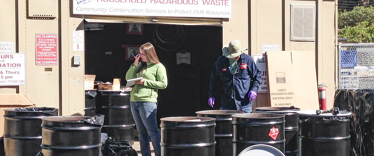 Household hazardous waste trailer