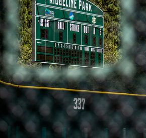 Ridgeline Park ball fields scoreboard