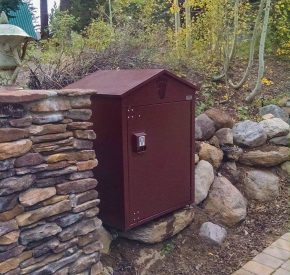 bear box at a residence