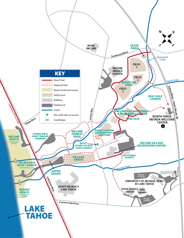 Heart of incline map