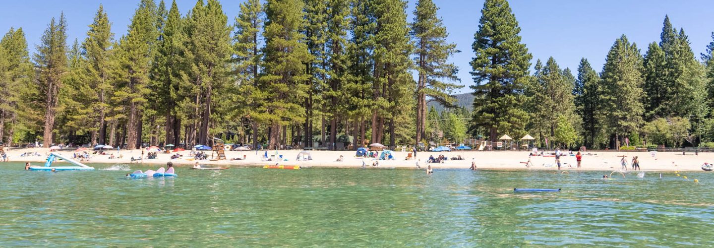beach from lake tahoe