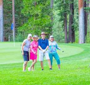 foursome at Mountain Golf Course