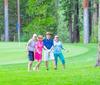 foursome at Mountain Golf Course