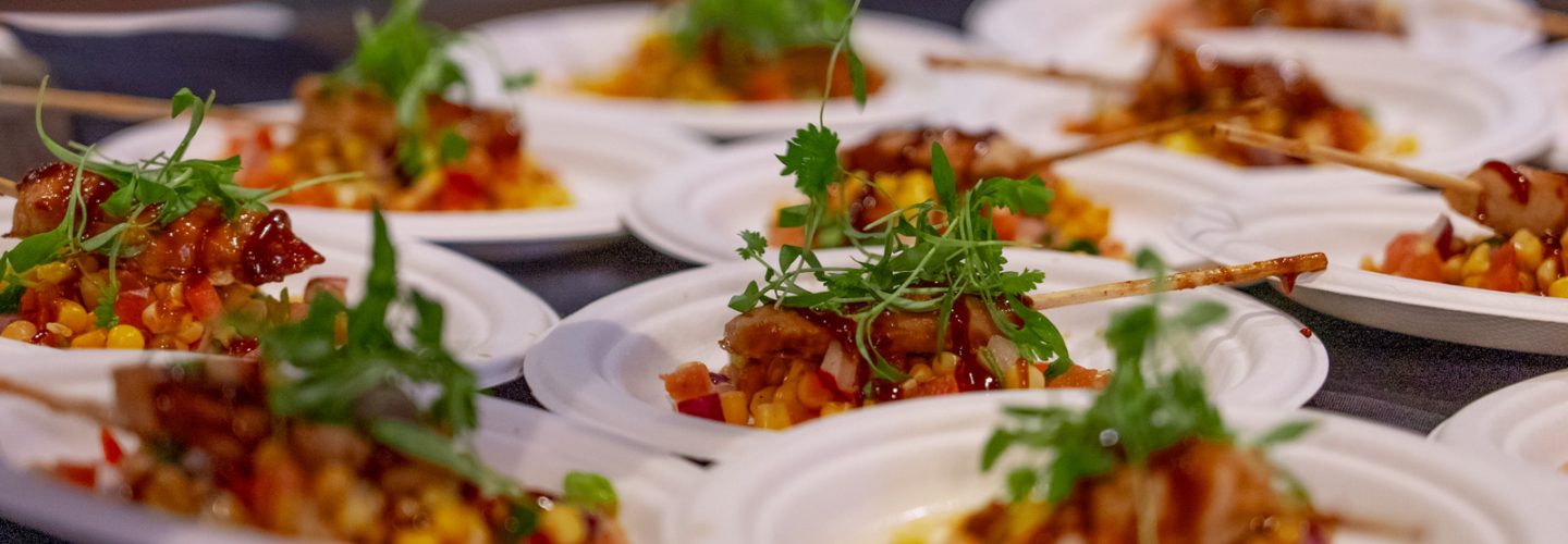 food at Mountain Golf Course Nine & Wine event