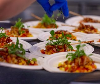 food at Mountain Golf Course Nine & Wine event