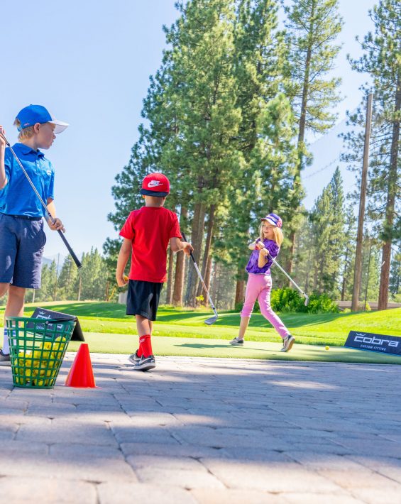 youth golf camp range