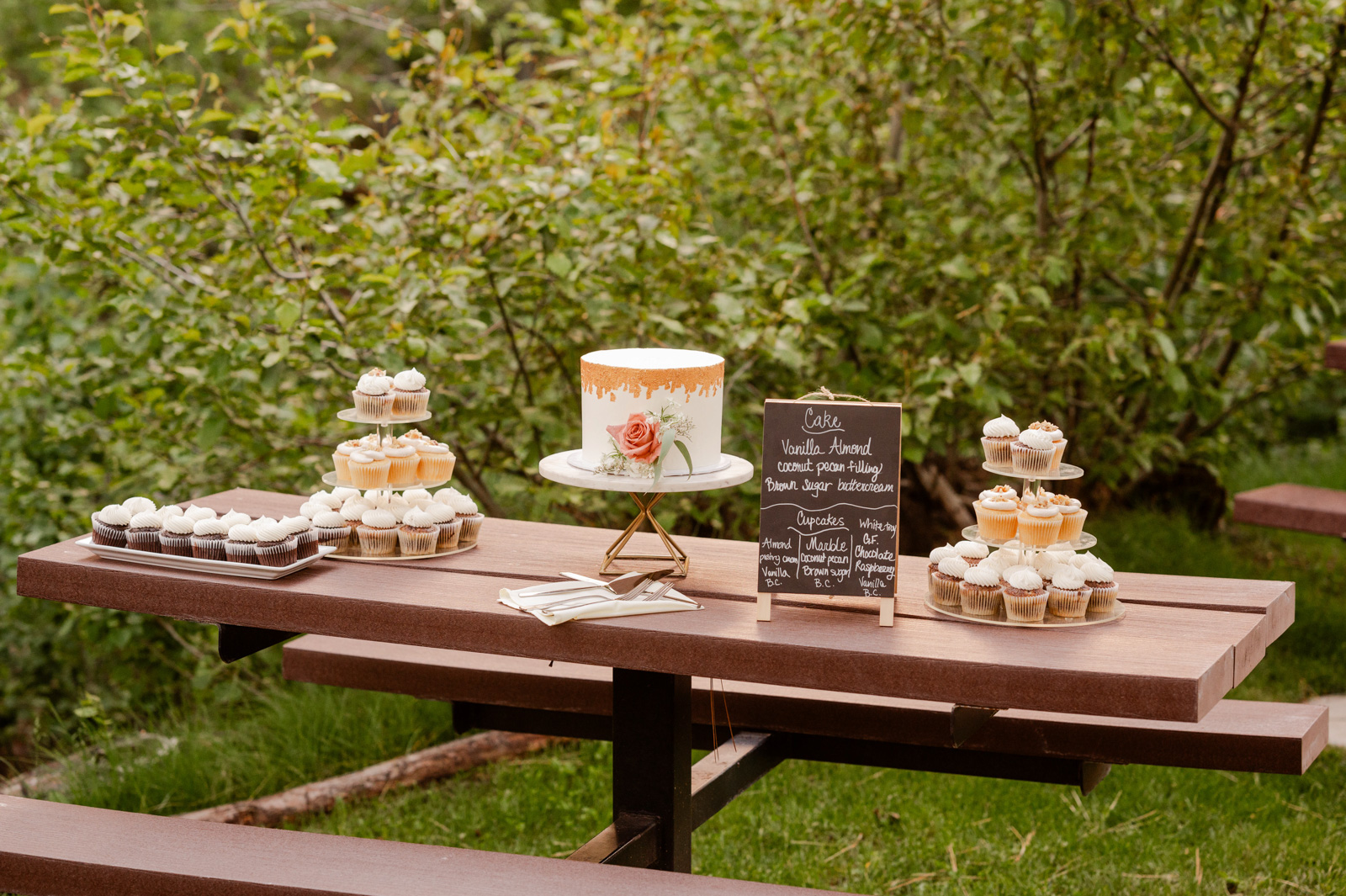 Wedding reception at Aspen Grove
