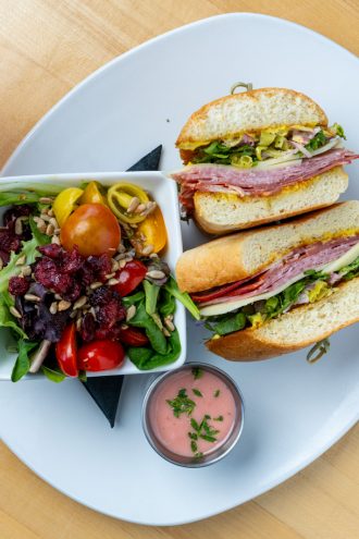 Italian Stallion Sandwich dish at The Grille