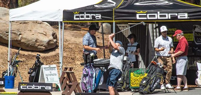 Cobra golf clubs fitting event