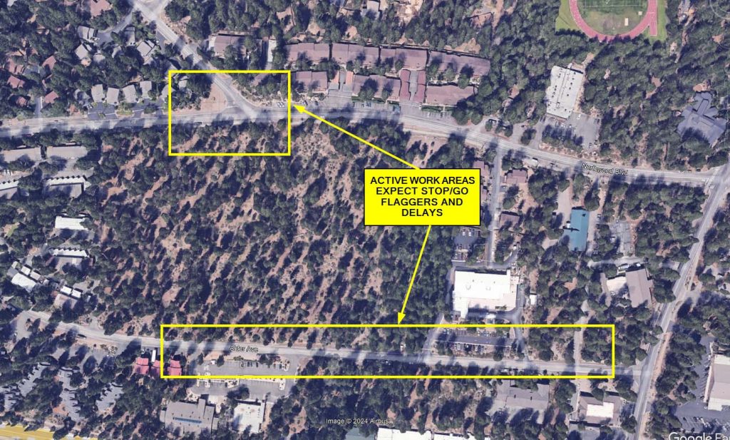 Alder Ave. construction map