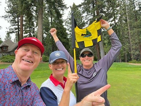 Heidi Hittner hole in one at Championship Course
