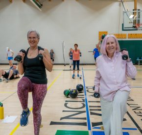 Winter Sports Conditioning class in Rec Center gym