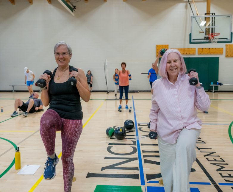 Winter Sports Conditioning class in Rec Center gym