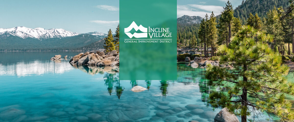 IVGID logo with lake image