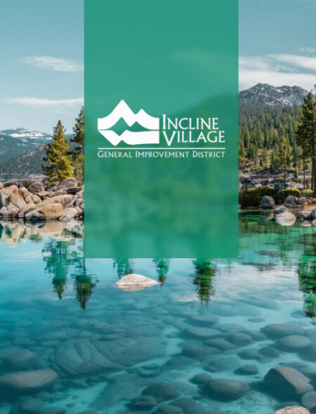 IVGID logo with lake image
