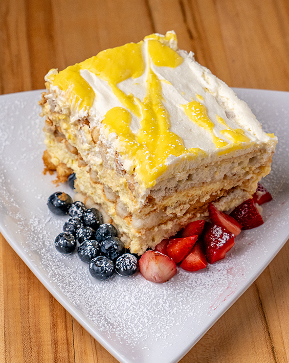 Lemon Tiramisu at The Grille