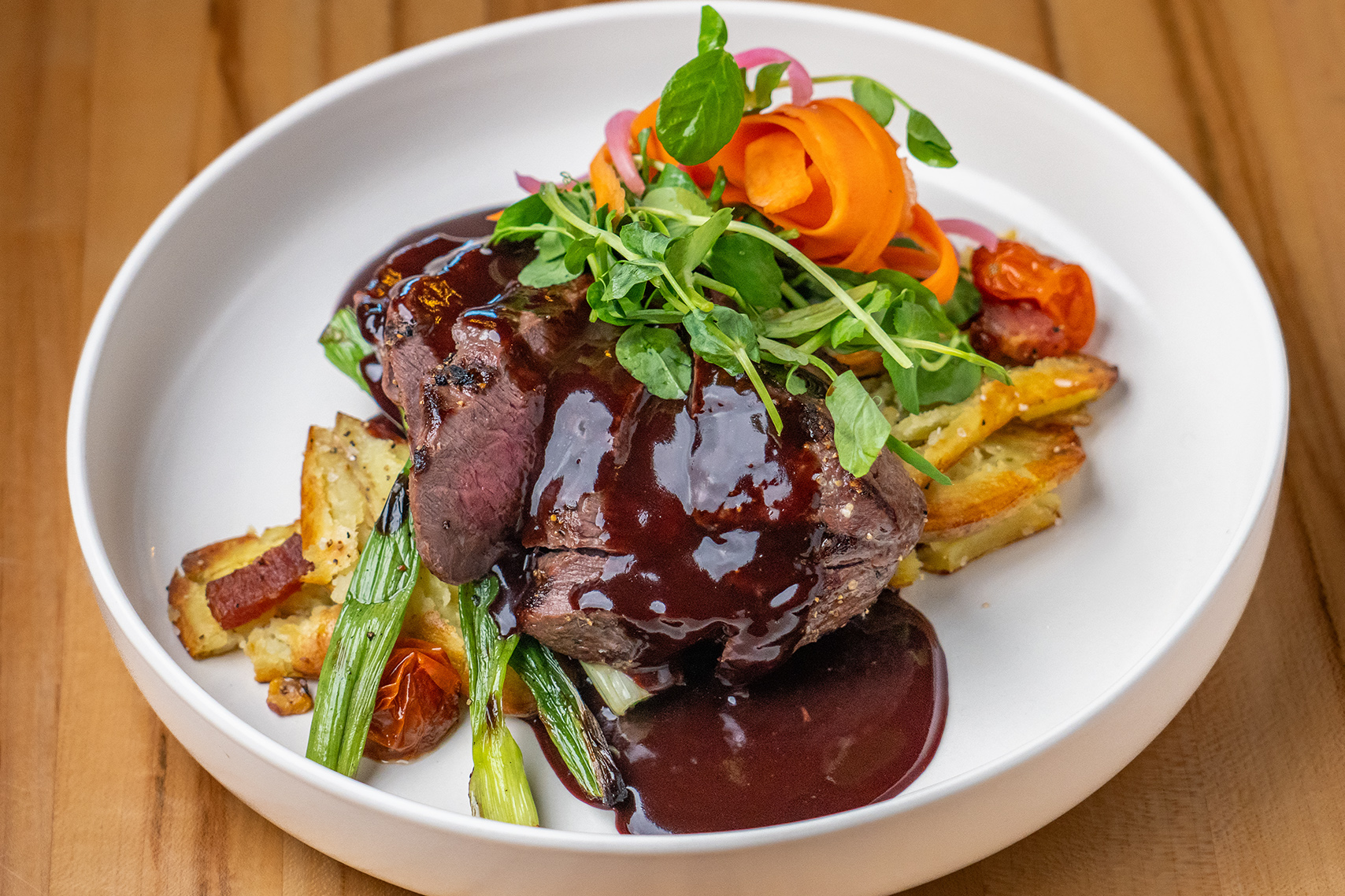 Grilled Elk Striploin at The Grille