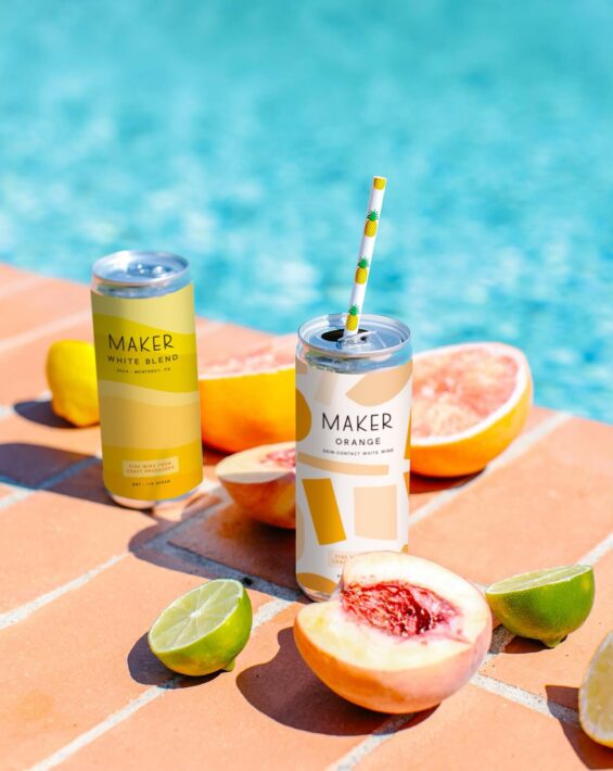 maker wine by the pool