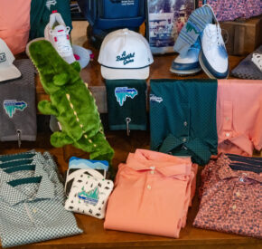 golf shoes and polos
