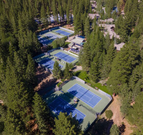 Tennis & Pickleball Center from the air
