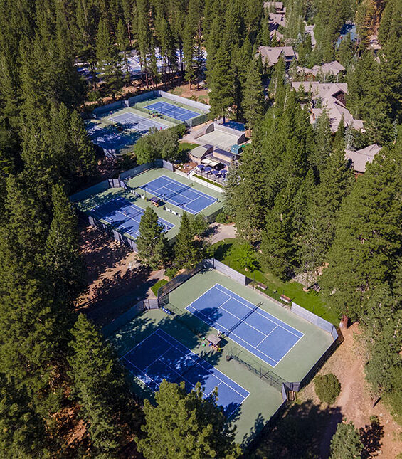 Tennis & Pickleball Center from the air