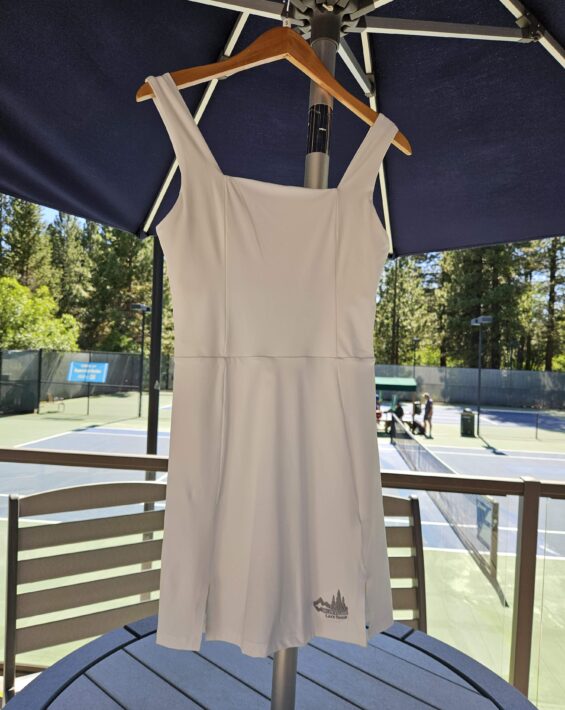 white tennis dress