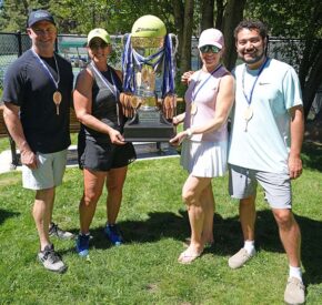 Winners of the 2025 Incline Open Tennis Tournament