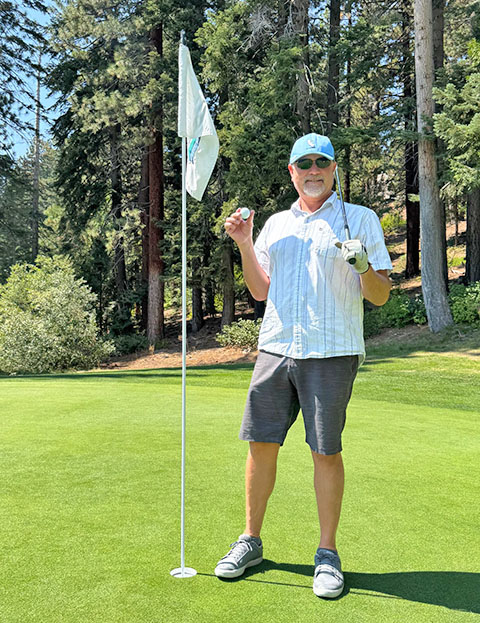 George Hood Hole in One photo