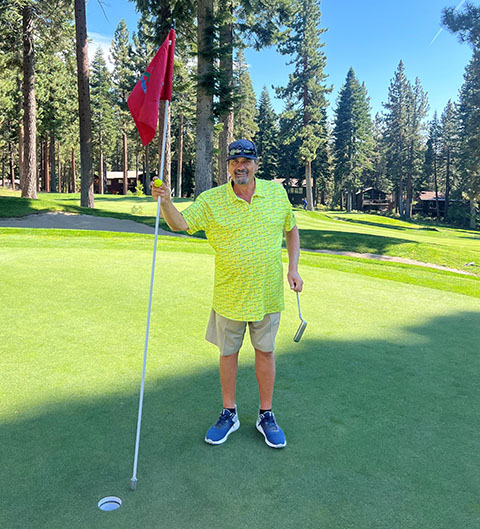 Carmen Lozipone hole in one