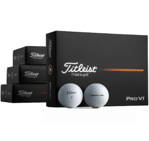 Titleist balls and box
