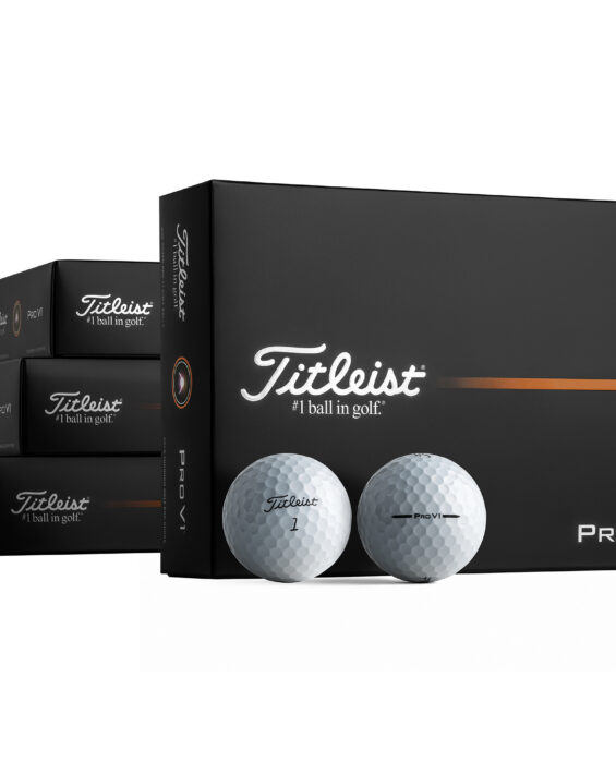 Titleist balls and box