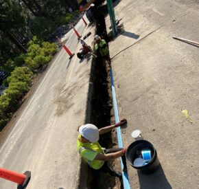 IVGID Public Works - Pipeline Crew trenching