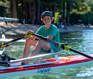 youth rowing camp boy