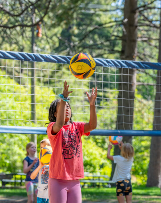volleyball camp girl