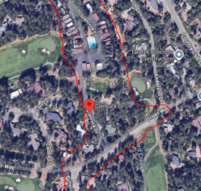map driver and glenrock area