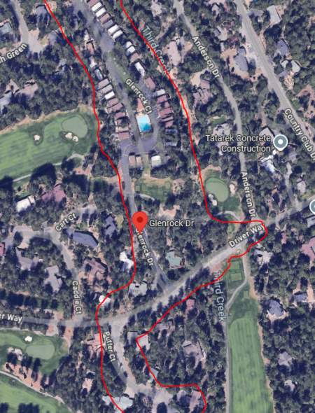map driver and glenrock area