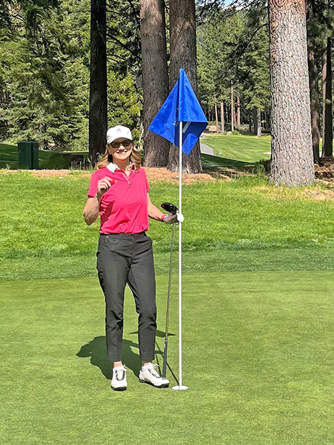 Sherrie Grabot hole in one photo