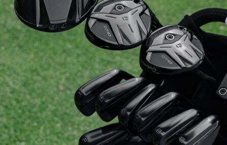 taylormade clubs in golf bag