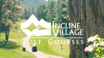 golf course with logo